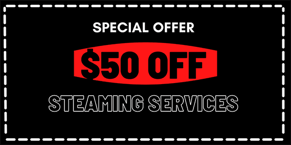 $50 Off - Steaming Services