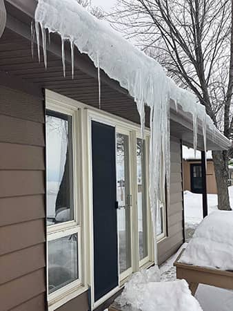 Ice Dam Cleaning